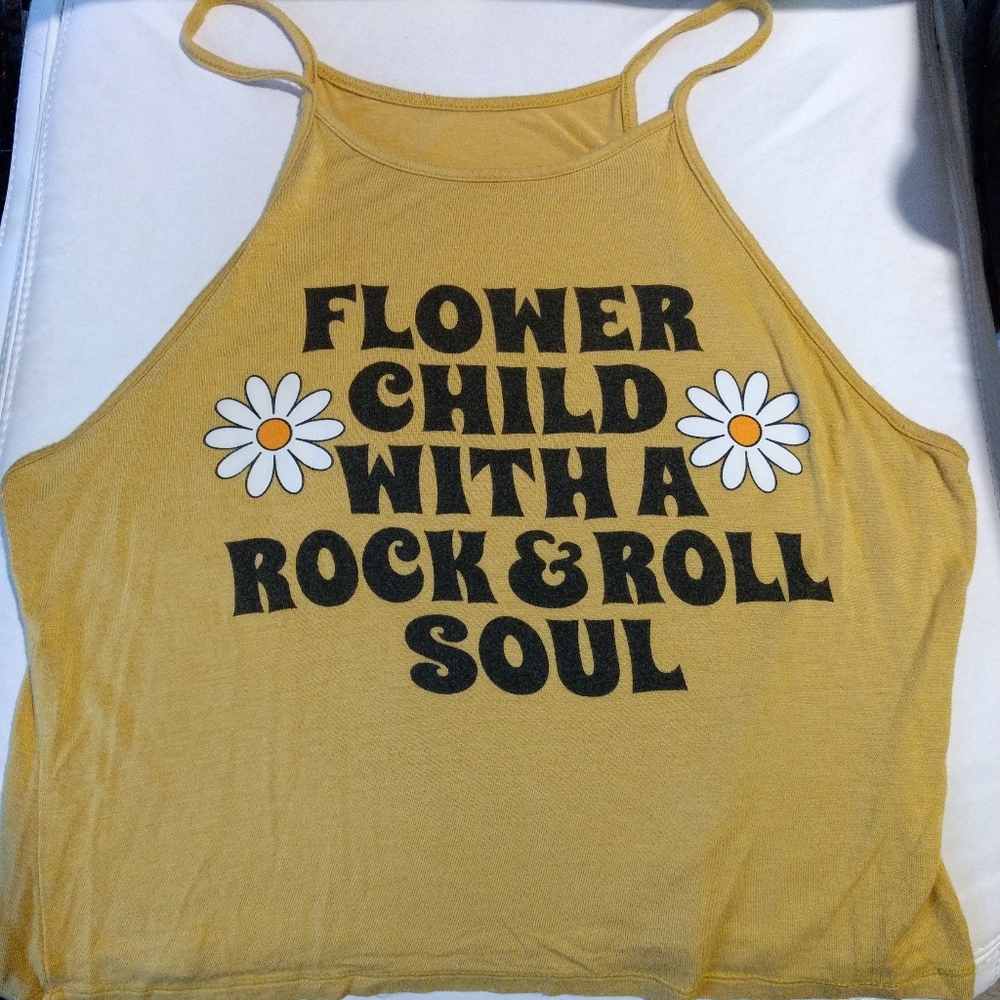 ❌SOLD❌ Flower Child Crop Top